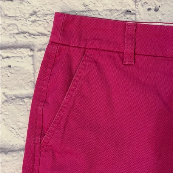 J Crew Pink Chino Shorts Plain Front Mid Rise 5 Inch Inseam Women’s Size 4 - Picture 2 of 9